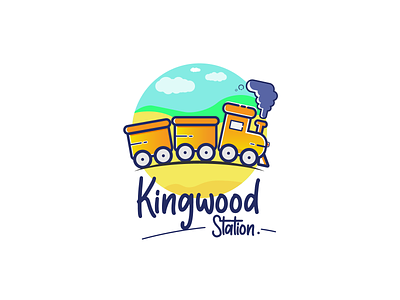 Kingwood station - logo illustration design illustration logo minimal