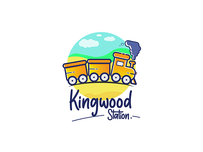 Kingwood station - logo illustration design illustration logo minimal