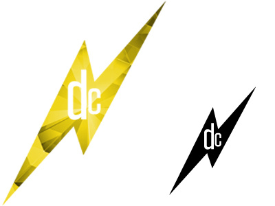 Dclogo bolt lightning logo power