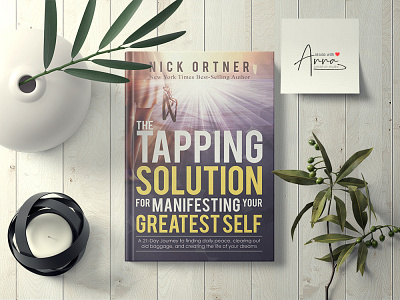 The Tapping Solution for Manifesting Your Greatself book cover book cover design book cover template books createspace design eyecatching illustration minimal novels professional typography