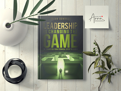 Leadership Is Changing The Game book cover book cover design book cover template books createspace design eyecatching minimal novels professional
