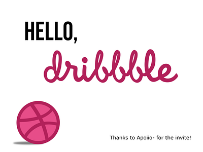 Hello Dribbble