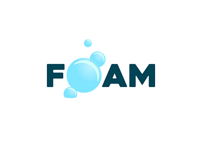 Foam art bubble bubbles cool design foam icon illustration inkscape lettering logo vector
