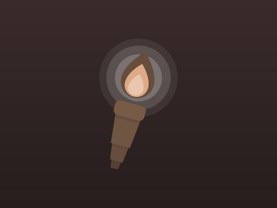 Torch art cool dark design icon illustration inkscape light logo torch vector