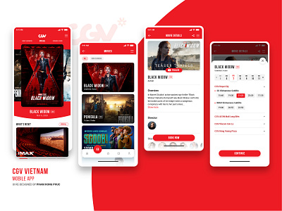 Movie-Ticket Booking Mobile App app design mobile app ui ui design