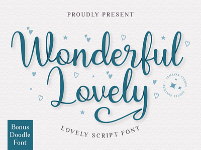 Wonderful Lovely Script Font