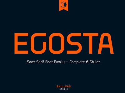 EGOSTA Sans Serif Family Font