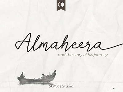 Almaheera light handwritten font