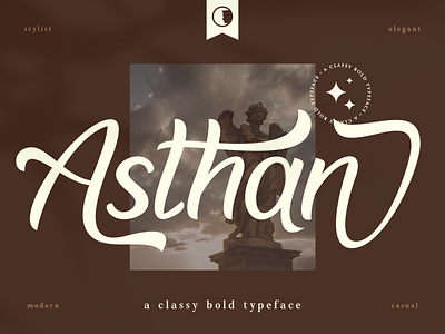 Asthan Classy Bold Typeface