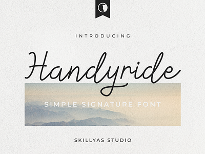 Handyride Lovely Handwritten Font