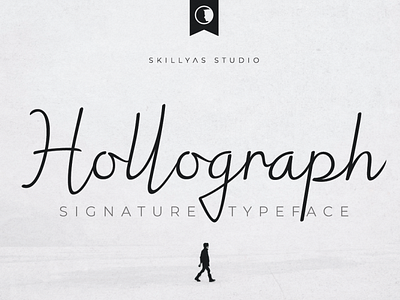 Hollograph Signature Font art branding design graphic design illustration logo signature font ui ux vector