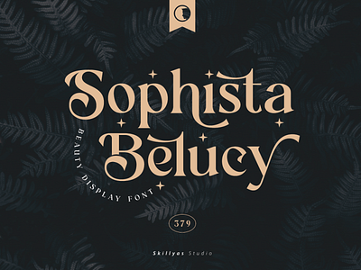 Sophista Belucy Display Beauty Font art branding design display font font graphic design illustration logo sans serif ui ux vector
