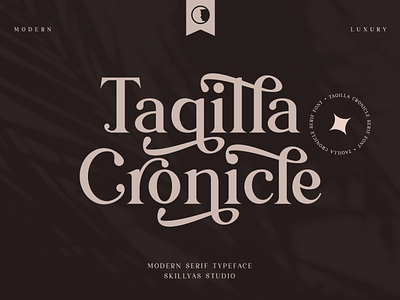 Taqilla Cronicle Modern Serif Font branding design graphic design illustration illustrator logo ui ux