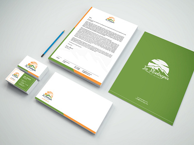 Brand Identity Design brand identity branding business card cooperate identity letterhead design modern outstanding print ready professional unique