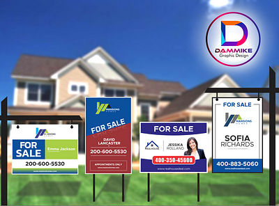 Real Estate Yard Sign Design banner ad broker event yard sign house sale open house party yard sign print banner real estate real estate yard design yard banner yard sign
