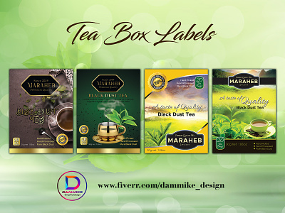 Tea Bag Label Design cards labels design package design print ready product insert product package design professional thank you card