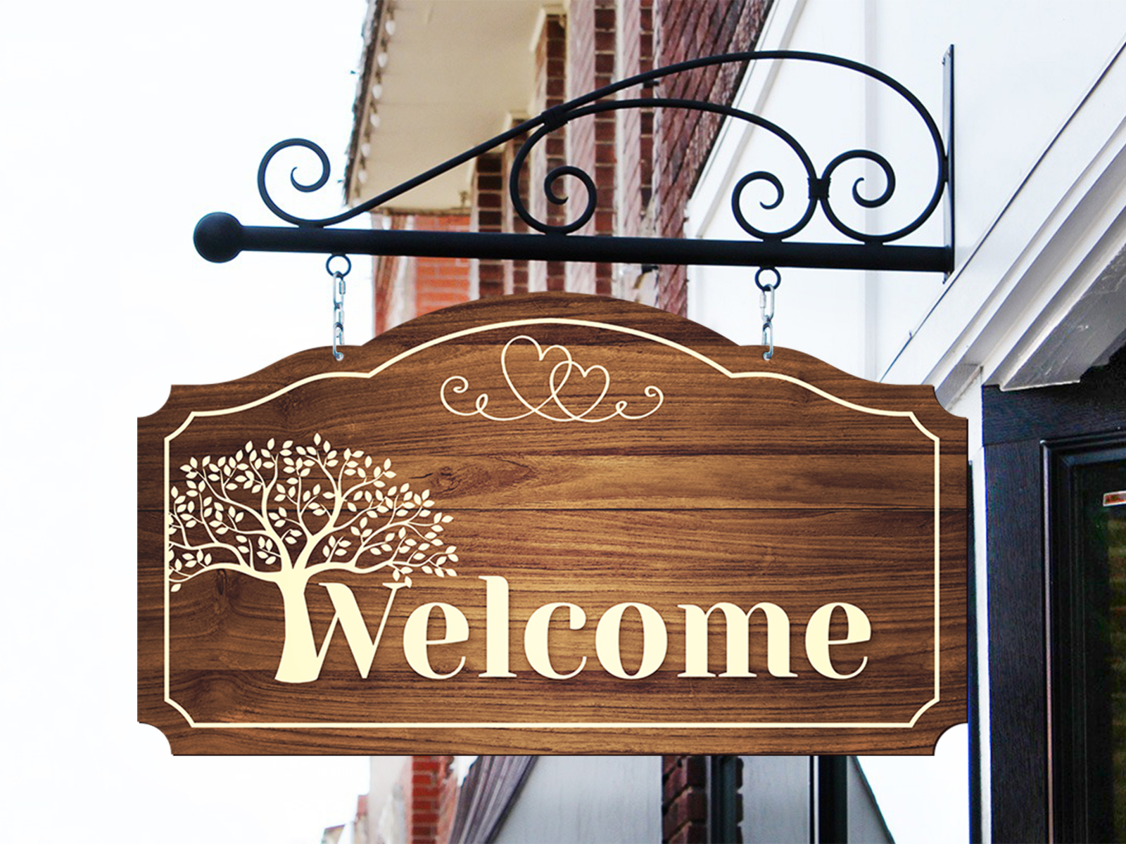 Download Welcome Sign 25x14cm Mockup By Dammike Jayaweera On Dribbble