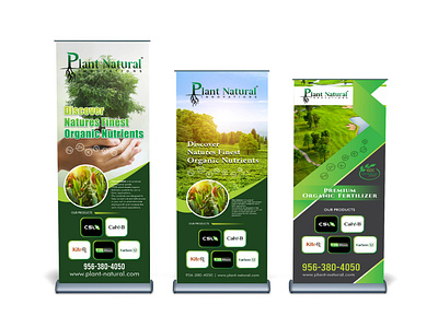 Natural Product Stand Banner