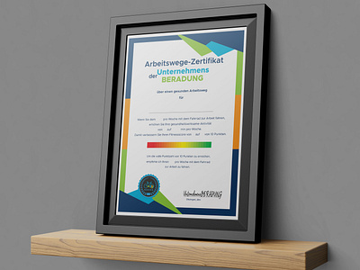 A4 Certificate Design