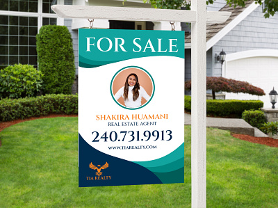 Real Estate Agent Sign lease real estate realtor rent sale sign yard sign