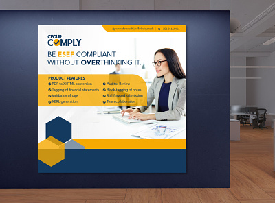 Co-operate wall sign design accounting software cfour financial software solution