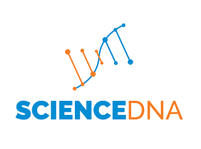 science dna logo branding design illustration logo science