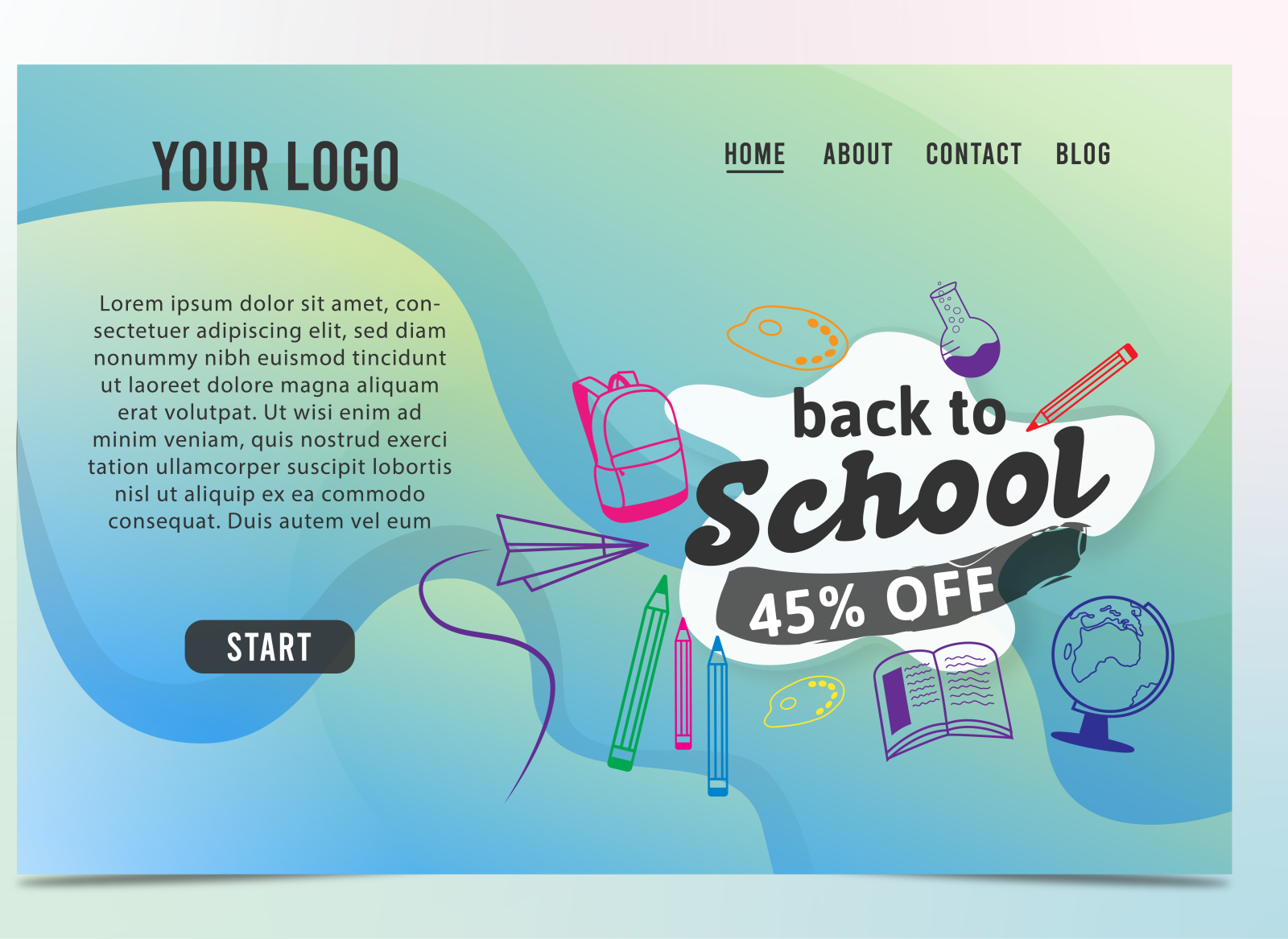 website banner design templates free