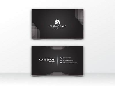 dark business card template branding business card business card design business card template design graphic vector