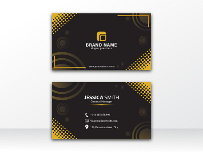 simple business card branding business card business card design cards clean illustration social media vector