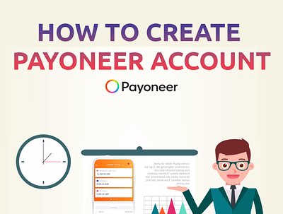 Learn How To Create Payoneer account Step By Step 2023 app branding create payoneer account design elementor fiverr freelancer icon illustration logo payoneer payoneer account ui upwork ux vector
