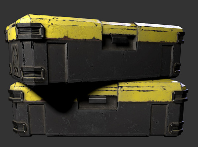 crate_01 autodesk maya marmoset toolbag substance painter
