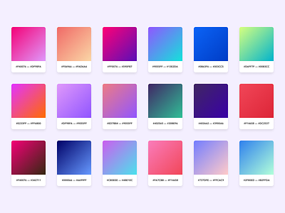 Free gradients colors