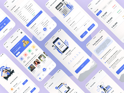 loan app ui case study cash creative ui design design system digital digital loan figma figma ui finance free freebie instant loan loan loan app online loan ui case study ui design ux design wallet