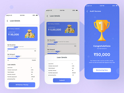 loan app ui