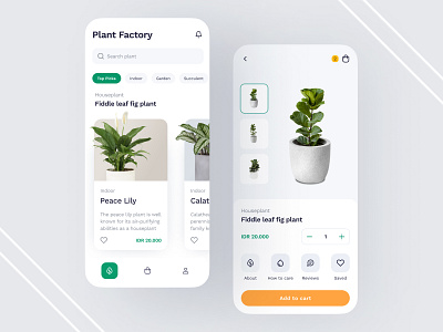 Plant care shop / growing app eco ecommerce figma figma design free ui freebie garden green greenery growing app home delivery online shopping app plant plant gardening app plant app plant care shop plant shop planting ui design ux design