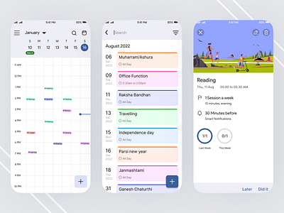 Calendar app