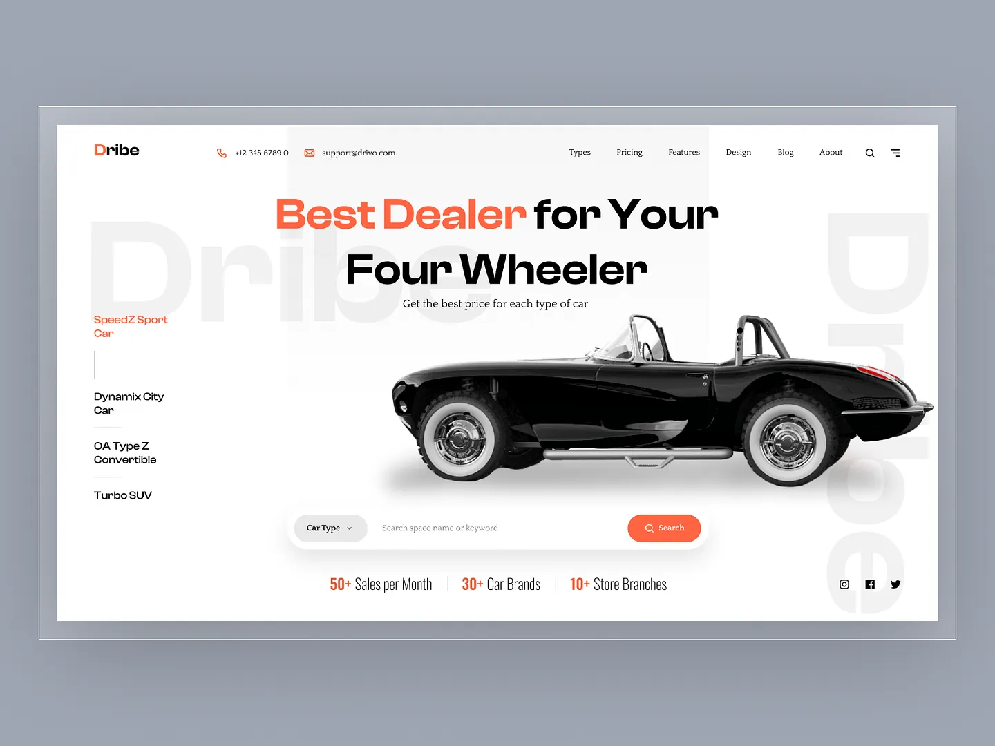 Modern Car Dealer Website Design for Optimal User Experience