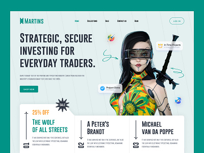 Martins - NFT Treading Website Design binance bitcoin clean coin conference crypto crypto wallet cryptocurrency digital art ethereum finance hero section landing page marketplace money nft nft treading website design treading web web design