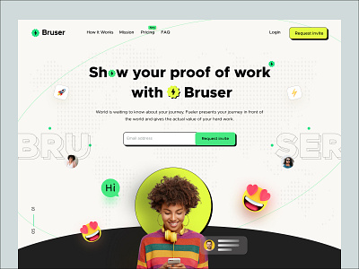 Bruser - Blog Website Design