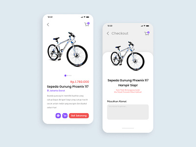 Bicycle Shop Application bicycle bicycle app bicycle shop mobile mobile app mobile app design mobile ui ui userinterface ux