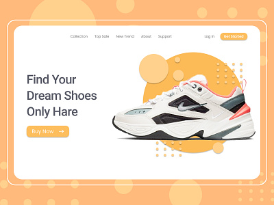 Landing Page - Shoe Store dailyui landing page landing page design landing page ui landing pages landingpage shoe shoe app shoe store shoes ui ui design uidesign uiux user userinetrface userinterface ux