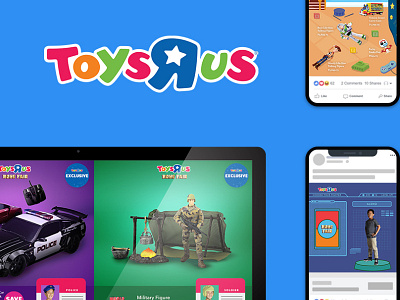 Toys R US Boys Fair Campaign #1 design graphic design illustration mockup social media post