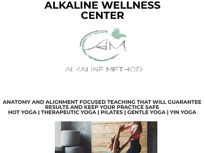 Alkaline Wellness fitness therapy yoga