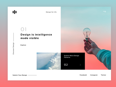 simple design design flat interaction design landingpage minimal simple design typography uiux vector web webdevelopment