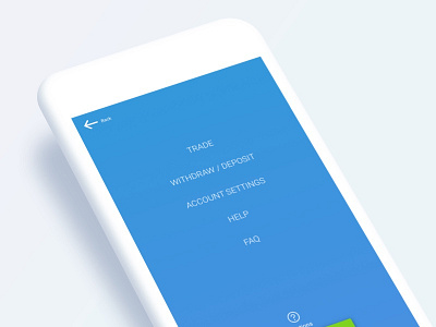 FINTECH - Trading Platform blue fintech navigation product design ui trading ux