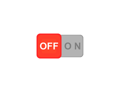 Switch OFF flaticon flatswitch icon interface off red slider switch ui user experience user interface ux