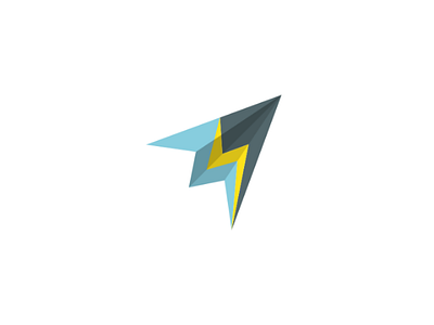 37 37 cyan day inkscape lightning logo night number paper plane plane thirty seven yellow