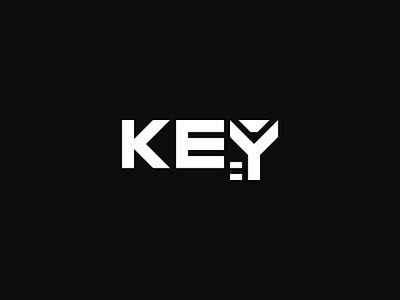 Key art black brand design inkscape key kunci logo logogram okey typography y