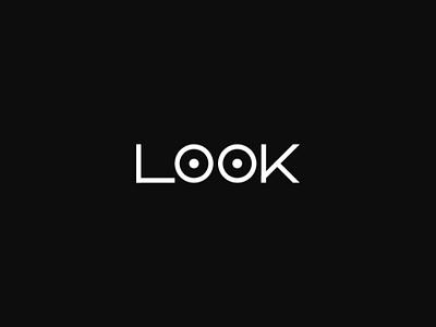 Look art black brand circle eye eyes icon illustration inkscape logo look white