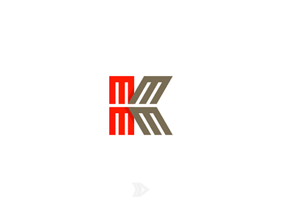 KMM art design flatdesign flatlogo font initial inkscape k k logo kmm logo logos logotype m m logo mm red rejected typography